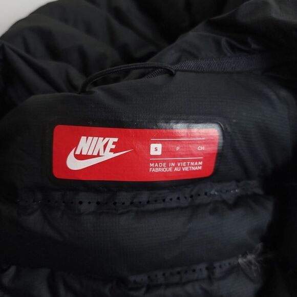 NIKE AeroLoft 3 in 1 Down Fill Parka Puffer Jacket Trench Coat Black Gorpcore - Picture 12 of 16